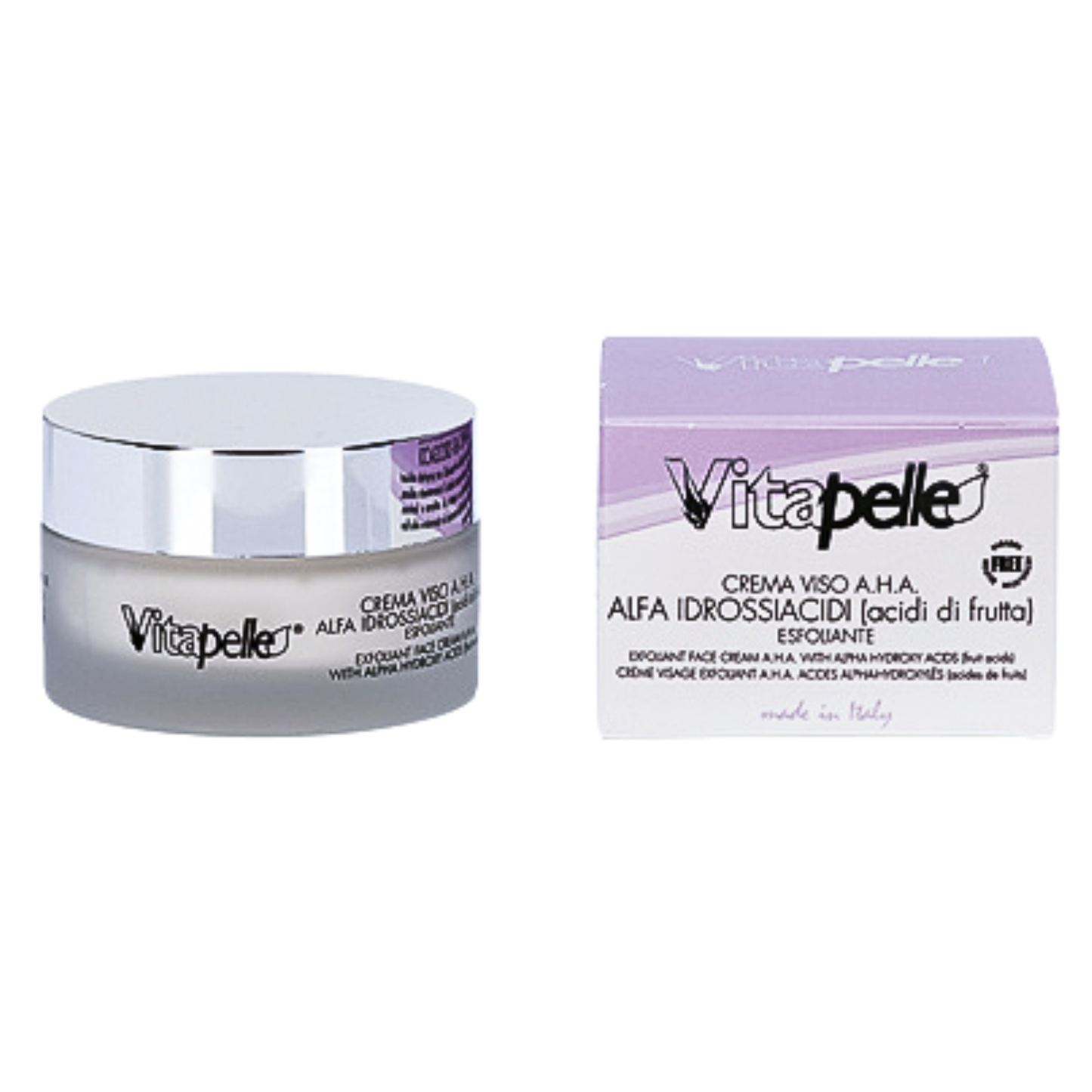 Crema viso rigenerante agli acidi della frutta AHA - Vitapelle