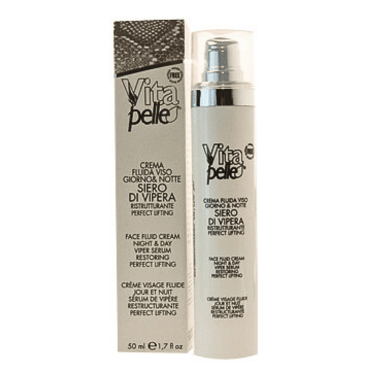 Crema viso ristrutturante antiage giorno e notte al siero di vipera - Vitapelle