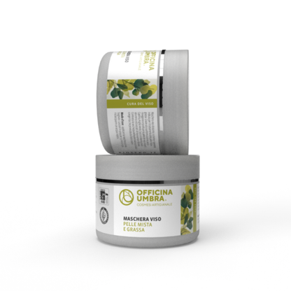 Maschera viso pelle mista e grassa - Officina Umbra