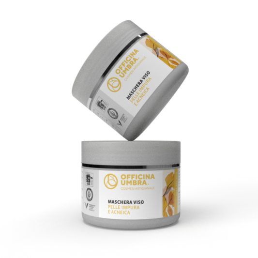Maschera viso pelle impura ed acneica - Officina Umbra