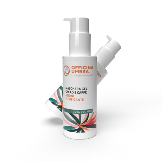 Maschera viso gel purificante cacao e caffè - Officina Umbra