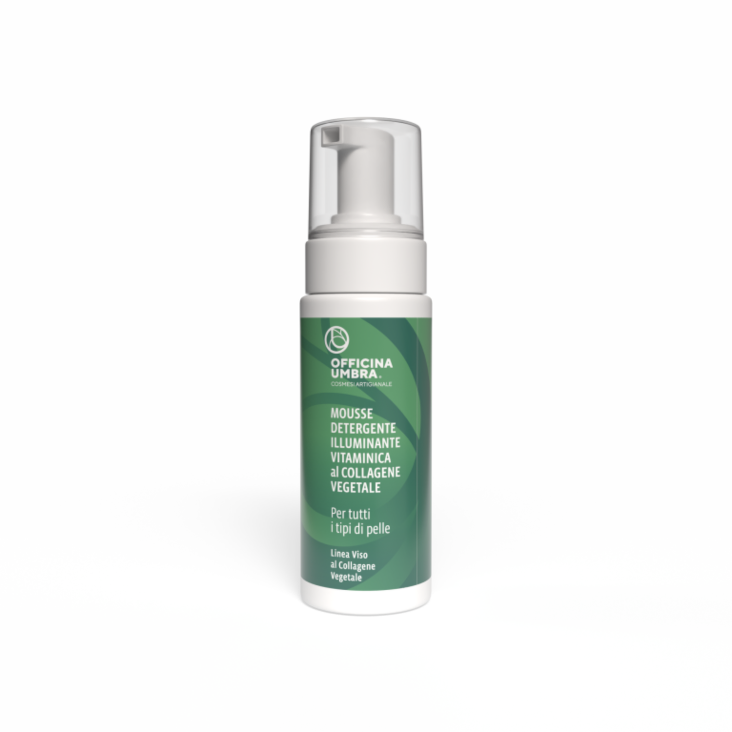 Mousse detergente viso al collagene vegetale - Officina Umbra