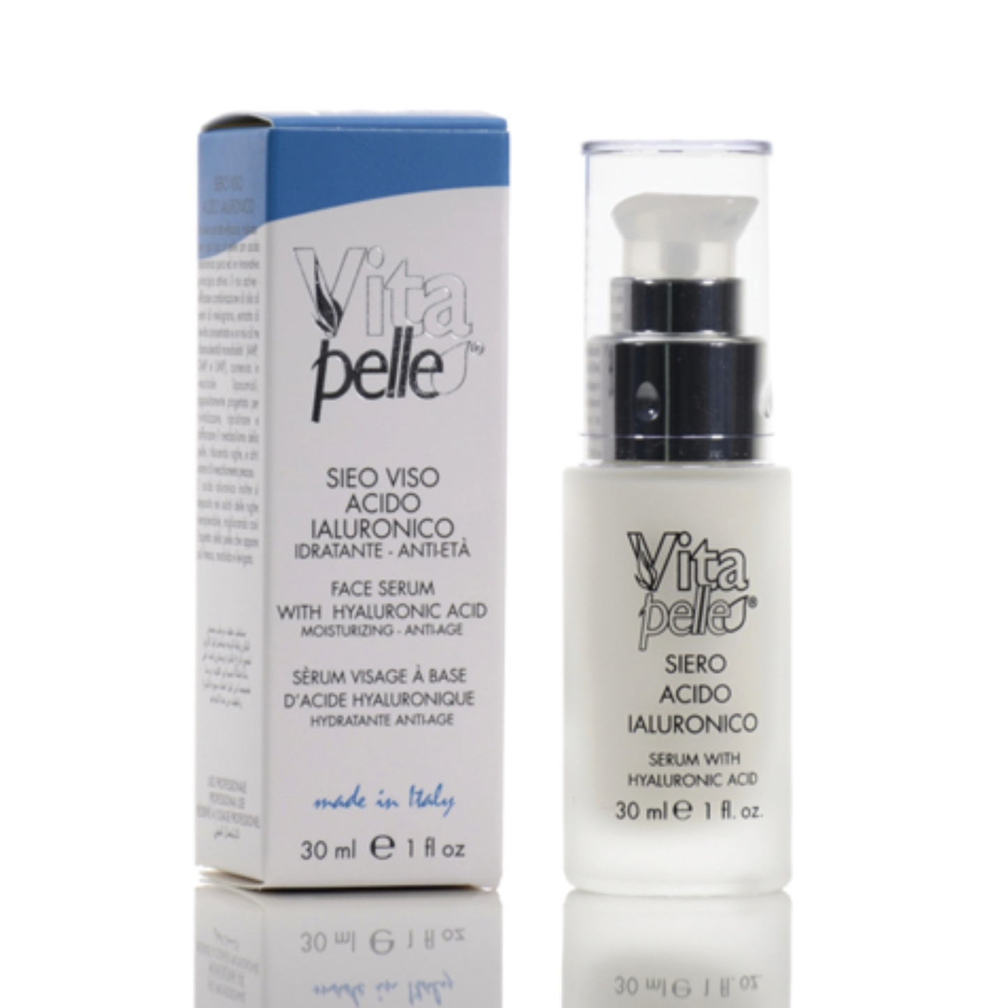 Siero viso antiage all'acido ialuronico - Vitapelle