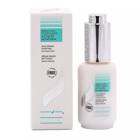 Siero viso purificante per acne e punti neri con acido salicilico - Phytosintesi