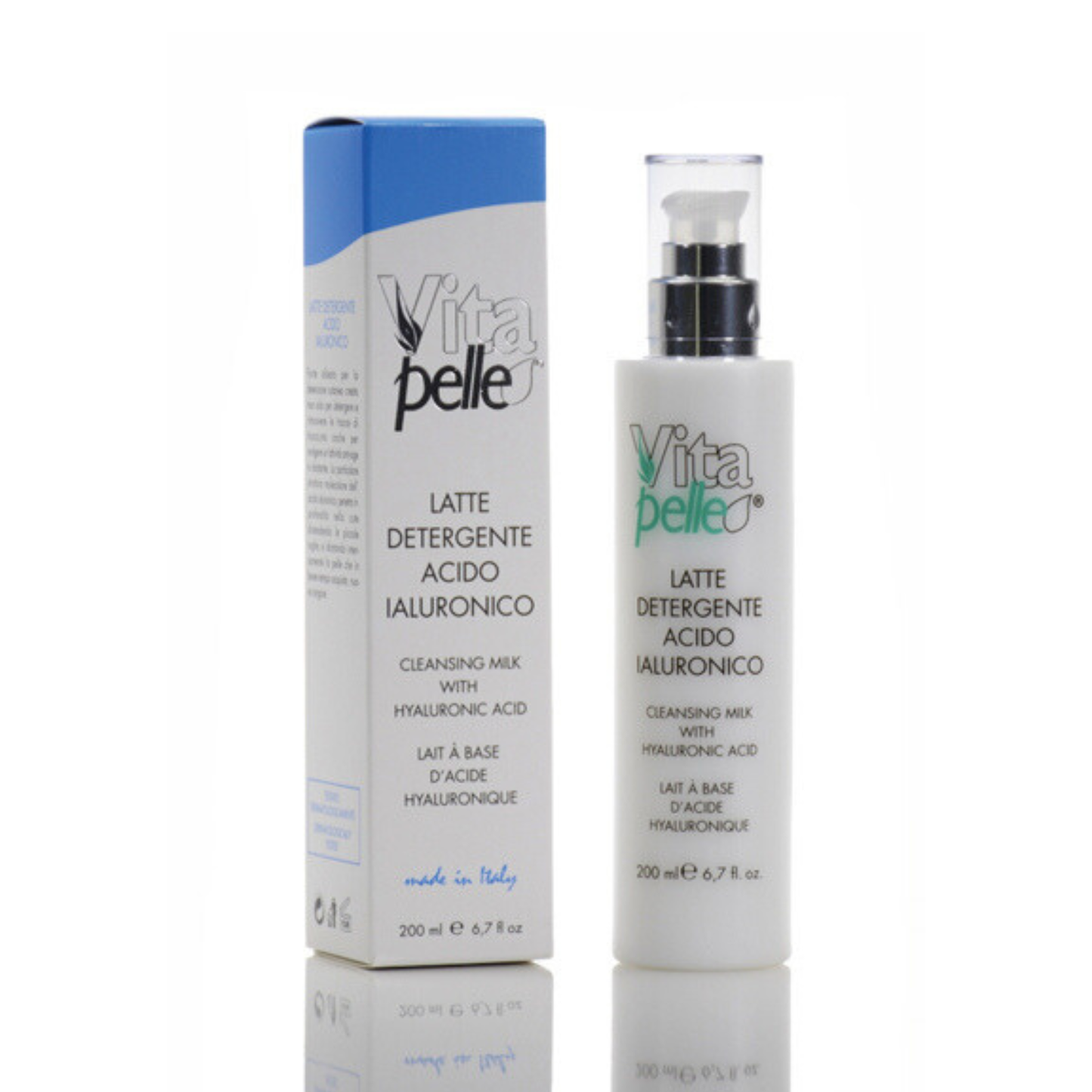 Latte detergente all'acido ialuronico - Vitapelle