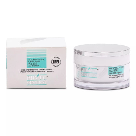 Maschera viso purificante per acne e punti neri con acido salicilico - Phytosintesi